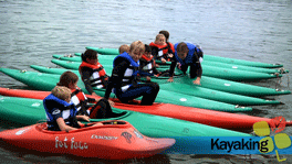 Kayaking group